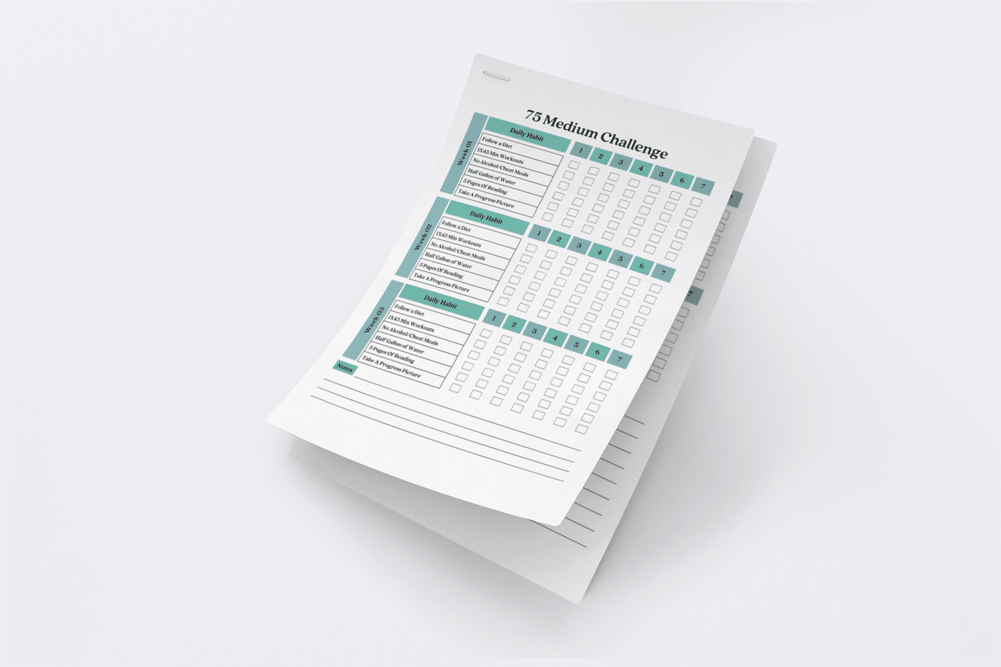 75 Medium Challenge Tracker
